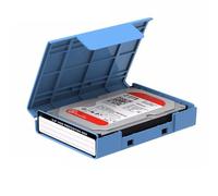 Qsvbeeqj Hard Disk Carrying Case for 3.5Inch Inside Foam Padded Shockproof Protector Optional Color Data Storage Solution