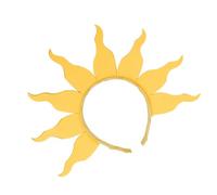 Qsvbeeqj Headband Flame Goddesses Crowns Headpiece Halloween Costume Cosplay Headwear Glitter Sun Headbands