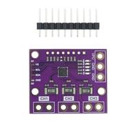 Qsvbeeqj High 3-Channel Current Module INA3221 Chip 1,638A Detection Smbus Address Programmable Triple Channel Current Voltages Monitor