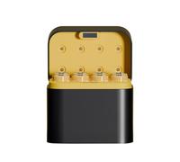 Qsvbeeqj High Capacity Rechargeable AA Lithium Batteries With Battery Charging Adapter 1.5V Constant Output Fast Charging Adapter High Capacity Rechargeable Batteries