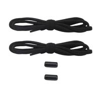 Qsvbeeqj High Elastic Nylon Lazy Shoe Laces With Metal Aglets For Various Shoe Types Sneakers Strings For Everyday Use Laces Students