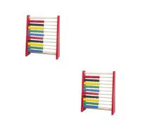 Qsvbeeqj Intelligence Development Wooden Abacus For Kids Mathematics 3-6 Year Olds Wooden Children's Educational Toys Toys 3 Year Olds Educational Girl Birthday Toddler