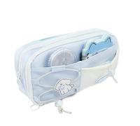 Qsvbeeqj Large Capacity Pencil Case 8 Compartments Polyester Pen Pouches Multilayer Bag Pen Organiser Travel Makeup Bag Pouches