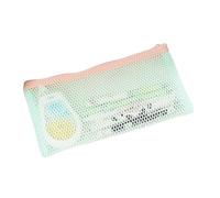 Qsvbeeqj Large Capacity Pencil Case Water Resistant Bag Light Weight See Through Pouches for Student Adult Kid Space Mesh Pencil Case