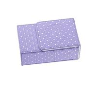 Qsvbeeqj Large Capacity Tarot Card Storage Box Waterproofs PU Exterior And Lid For Easy Viewing Deck Organizers Holder Tarot Card Storage Box