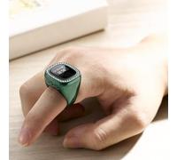 Qsvbeeqj Large Digital Finger Counter Rings With Azan Alarm & Vibrations Reminder Unisex Intelligent Tasbih Tracks For Islamist Prayer