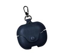 Qsvbeeqj Leather Case Fashionable Travel Friendly Leather Case Compact Leather Earbud Protector Clippable For Earbud Buds 3/3