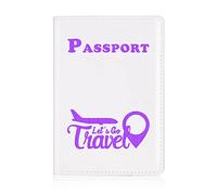 Qsvbeeqj Lover Couple Holder Card Cover Hot Stamping Worlds for Women Men Wedding Travel Wallet Travel Men