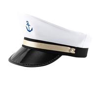 Qsvbeeqj Marine Hat For Halloween Party Badges Sailor Hat Cosplay Costume Captain For Masquerades Party NightClub Headwear Unisex Sailor