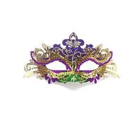 Qsvbeeqj Masquerade Venetians Party Halloween Costume Mardi Gras Party With Stick For Women Men Gifts Masquerade For Couples Women And Men With