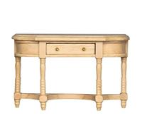 Qsvbeeqj Miniature Dollhouses Reading Room Table For 1/12 Scale Dollhouses Display Scene Decoration Kids Role Playing Accessory Half Round Table