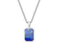 Qsvbeeqj Modern Rectangular Necklace Distinctive Stainless Steel Texture Suitable For Trendy Parties And Everyday Wear Men Rectangular Pendant