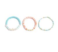 Qsvbeeqj Multilayered Sea Star Multicolor Bead Adjustable Wristband Accessory For Casual Or Party Beach Inspired Charm Jewelry