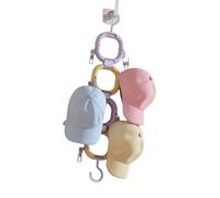 Qsvbeeqj Multipurpose Door Hanger for Baseball Caps Hat Holder Closet Storage Accessories Wall Mount Closet Organization Rack Decorative Accessory Hanger for Closets