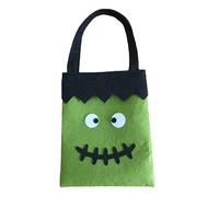 Qsvbeeqj Multipurpose Halloween Tote Candy Bag Pumpkin Witch Portable Storage Bucket for New Year Festival Party Halloween Treat Bag