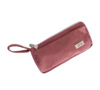 Qsvbeeqj Multipurpose Pen Case Large Capacity Corduroy Pencil Case Zippered Pen Pouches Makeup Bag for Girl Women Travel Daily Pencil Container