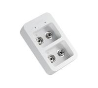 Qsvbeeqj MultiSlots USB Charging Hubs For 9V Rechargeable Battery 2Slot Charging Hubs With LED Indicators 5V2A Input 9V50Ma Out