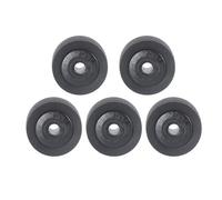 Qsvbeeqj Pack of 5 Cassette Tape Player Rinch Roller Wheel Rubber Sound Pressure Rollers for Recorder Maintenance Reel for Players