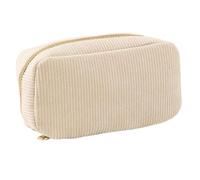 Qsvbeeqj Pencil Case Big Capacity Corduroy Pen Case Large Compartment Pencil Bag Travel Makeup Bag for Children Student School Corduroy Cosmetic Organizers for Teens