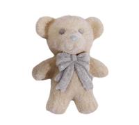 [Qsvbeeqj] Plush Dog Keychain Cartoon Animal Plush Doll School Bag Pendant Backpack Decoration Car Key Ring