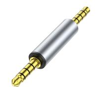 Qsvbeeqj Portable 3.5mm To 3.5mm Coupler Male Female Stereo Adapter Gold Plated Gender Changer Converter Adapter