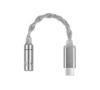 Qsvbeeqj Portable Type C To 3.5mm Sound Conversion With Metal Housing Type C Headphone Adapter Connection Cable For Daily Use