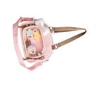 Qsvbeeqj Practical Clear PVC Anime Themed Shoulder Bag Crossbody Bags Spacious School Essential Organized With Adjustable Strap Stylish Unisex Japanese Streetwear Bag