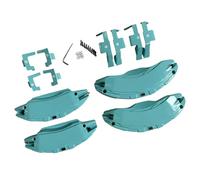 Qsvbeeqj Reinforced Wheel Guard Universally Fit Modern Vehicles Anti-Dusttight Coating Secure Mounting Brake Accessories