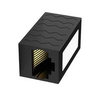 Qsvbeeqj RJ45 Couplers RJ45 Female To Female Connectors Gold Plated Ethernet Extenders For Stable Internet Signals Transmission Female To Female Ethernet Extender