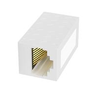 Qsvbeeqj RJ45 Couplers RJ45 Female To Female Connectors Gold Plated Ethernet Extenders For Stable Internet Signals Transmission Female To Female Ethernet Extender