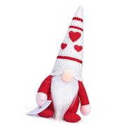 Qsvbeeqj Romantics Gnomes Plush Dolls With Heart Hat Swedish Scandinavian Tomtes Figure Valentines Day Expressing Love