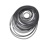 Qsvbeeqj Rubber Bands with Mixed Cassette Recorder Set 30 Count Sizes from 30 mm to 135 mm Folded 1 2 mm Width for Tape Player Cassette Decks Black