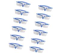Qsvbeeqj Set Of 12 Clear Goggles For Lab Technicians And Professional Comfortable Breathable Glasses Industrial Glasses