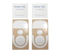 Qsvbeeqj Set of 2 Replacement Mouse Bats Mouse Feet Stickers for Gprox Superlight2 Mouse Gliding Cushion Curved Edges Mouse Racket