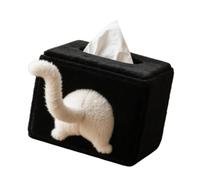 Qsvbeeqj Soft Fleece Materials Tissue Dispenser with Lovely Cats Shape for Multipurpose Use and Decoration Cats Tissue Holder