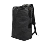 Qsvbeeqj Spacious Bucket Travel Backpack for Outdoor Adventures Canvas Fabric Versatile Carrying Ways Unique Design Magazine Organiser