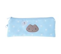 Qsvbeeqj Star Print Pen Case with 2 Compartment for Student Adult Large Capacity Pen Organziers Pencil Pouches Travel Makeup Bag Fabric Organizers