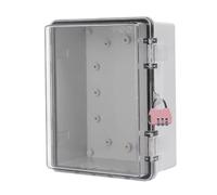 Qsvbeeqj Strong Waterproof Electrical Housing Lockable Constructions Base Protection with Locks Upgrades for Covering Child-Safe Outdoor Outdoor