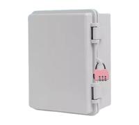 Qsvbeeqj Strong Waterproof Electrical Housing Lockable Constructions Base Protection with Locks Upgrades for Covering Child-Safe Outdoor Outdoor