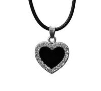 Qsvbeeqj Stylish Gothic Necklace Five-Pointed Star Pendant Neckchains Adjustable Leather Rope Collarbone Chain for Daily Wear, Alloy leather rope, Cubic Zirconia