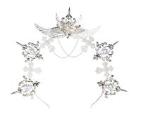 Qsvbeeqj Sun Goddesses Hair Hoop Bridal Wedding Headwear Elegant Delicate Hair Band for Women and Girls