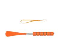 Qsvbeeqj Telescopic Stainless Steel Shoe Insert Tool With Ergonomic Handle Compact Extendable Telescopic Long Shoe Horn Lifter Adjustable Horn