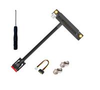 Qsvbeeqj To PCIe 1X 4 8X 16X Converters Extension Cable for GPU/Sound/Networking Cards AE to PCIe Extender