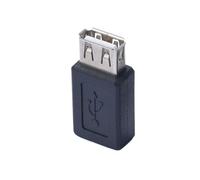 Qsvbeeqj USB 2.0 Female To Type C Female Adapter Coupler 5V/3A Fast Charging & 480Mbps Transmission Speed For Printers Black