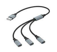 Qsvbeeqj USB C Hubs Essential Adapter Splitter Converter Suitable For Enhancing Laptop Tablet Telephone Device Functionality Wear Resistant