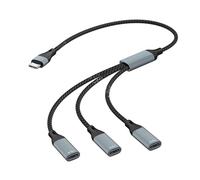 Qsvbeeqj USB C Hubs Essential Adapter Splitter Converter Suitable For Enhancing Laptop Tablet Telephone Device Functionality Wear Resistant