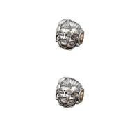 Qsvbeeqj Versatile Unisex Rings Good Or Evil Open Maitreya Buddhas Demons Jewelry Vintage Adjustable Size Adorment Accessory