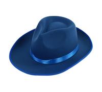 Qsvbeeqj Vintage Hat Cosplay Costume Fedoras Hat Stage Performers Magicians Belt Dancing Party Headwear Gentleman