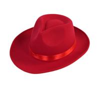 Qsvbeeqj Vintage Hat Cosplay Costume Fedoras Hat Stage Performers Magicians Belt Dancing Party Headwear Gentleman