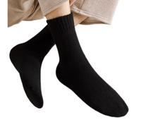 Qsvbeeqj Winter Thermal Socks For Women Men Warm Insulated Socks Thick Fuzzy Slipper Cold Weather Heated Hosiery Insulated Heated Boot